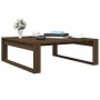 Engineered wood brown oak coffee table 100x100x35 cm by vidaXL, Coffee table - Ref: Foro24-816001, Price: 70,13 €, Discount: %