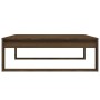 Engineered wood brown oak coffee table 100x100x35 cm by vidaXL, Coffee table - Ref: Foro24-816001, Price: 70,13 €, Discount: %