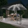 Pavillon mit LED-Lichtbändern 3x3 m aus anthrazitgrauem Stoff von vidaXL, Zelte und Pavillons - Ref: Foro24-3070327, Preis: 1...