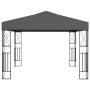 Pavillon mit LED-Lichtbändern 3x3 m aus anthrazitgrauem Stoff von vidaXL, Zelte und Pavillons - Ref: Foro24-3070327, Preis: 1...