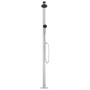 Garden shower with gray base 220 cm aluminum by vidaXL, Pool and spa accessories - Ref: Foro24-3070796, Price: 260,99 €, Disc...