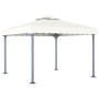 Gazebo with cream aluminum LED strip lights 300x300 cm by vidaXL, Tents and gazebos - Ref: Foro24-3070342, Price: 405,22 €, D...