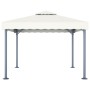 Gazebo with cream aluminum LED strip lights 300x300 cm by vidaXL, Tents and gazebos - Ref: Foro24-3070342, Price: 405,22 €, D...