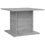 Mesa de centro madera de ingeniería gris Sonoma 55,5x55,5x40 cm de vidaXL, Mesas de centro - Ref: Foro24-813096, Precio: 45,5...