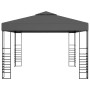 Garden gazebo tent with LED light strip 3x3 m anthracite by vidaXL, Tents and gazebos - Ref: Foro24-3070306, Price: 282,85 €,...