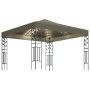 Garden gazebo tent with LED light strip 3x3m taupe 180 g/m² by vidaXL, Tents and gazebos - Ref: Foro24-3070312, Price: 346,99...