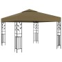 Garden gazebo tent with LED light strip 3x3m taupe 180 g/m² by vidaXL, Tents and gazebos - Ref: Foro24-3070312, Price: 348,31...