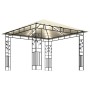 Cenador con mosquitera y tira de luces LED crema 3x3x2,73m de vidaXL, Carpas y cenadores - Ref: Foro24-3070314, Precio: 338,4...