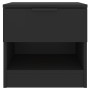 Mesitas de noche 2 uds madera contrachapada color negro de vidaXL, Mesitas de noche - Ref: Foro24-811253, Precio: 75,30 €, De...