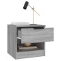 Nightstands 2 pcs Sonoma gray plywood by vidaXL, Nightstands - Ref: Foro24-817048, Price: 67,37 €, Discount: %