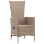 3-teiliges beige Garten-Esszimmerset von vidaXL, Gartensets - Ref: Foro24-3068707, Preis: 368,99 €, Rabatt: %