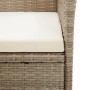 3-teiliges beige Garten-Esszimmerset von vidaXL, Gartensets - Ref: Foro24-3068707, Preis: 368,99 €, Rabatt: %