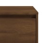 Oak brown engineered wood bedside table 45x34x44.5 cm by vidaXL, Nightstands - Ref: Foro24-813048, Price: 30,99 €, Discount: %