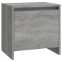 Mesita de noche madera de ingeniería gris Sonoma 45x34x44,5 cm de vidaXL, Mesitas de noche - Ref: Foro24-813046, Precio: 36,1...