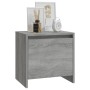 Mesita de noche madera de ingeniería gris Sonoma 45x34x44,5 cm de vidaXL, Mesitas de noche - Ref: Foro24-813046, Precio: 36,1...