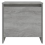 Mesita de noche madera de ingeniería gris Sonoma 45x34x44,5 cm de vidaXL, Mesitas de noche - Ref: Foro24-813046, Precio: 36,1...