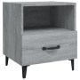 Mesita de noche 2 unidades madera contrachapada gris Sonoma de vidaXL, Mesitas de noche - Ref: Foro24-817306, Precio: 74,63 €...