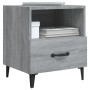 Mesita de noche 2 unidades madera contrachapada gris Sonoma de vidaXL, Mesitas de noche - Ref: Foro24-817306, Precio: 74,63 €...