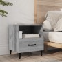 Nightstand 2 units Sonoma gray plywood by vidaXL, Nightstands - Ref: Foro24-817306, Price: 74,63 €, Discount: %