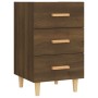 Oak brown engineered wood bedside table 40x40x66 cm by vidaXL, Nightstands - Ref: Foro24-817323, Price: 59,39 €, Discount: %