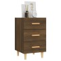 Oak brown engineered wood bedside table 40x40x66 cm by vidaXL, Nightstands - Ref: Foro24-817323, Price: 59,39 €, Discount: %