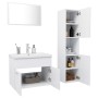 Juego de muebles de baño madera de ingeniería blanco de vidaXL, Muebles de baño - Ref: Foro24-3070955, Precio: 116,55 €, Desc...