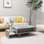 Concrete gray engineered wood coffee table 105x55x32 cm by vidaXL, Coffee table - Ref: Foro24-808526, Price: 65,53 €, Discoun...