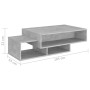 Concrete gray engineered wood coffee table 105x55x32 cm by vidaXL, Coffee table - Ref: Foro24-808526, Price: 65,53 €, Discoun...