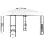 Garden gazebo tent with LED strip lights 3x3 m white by vidaXL, Tents and gazebos - Ref: Foro24-3070305, Price: 253,36 €, Dis...