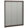 Plissee-Moskitonetz für Aluminiumfenster, braun, 60x80cm von vidaXL, Moskitonetze für Fenster - Ref: Foro24-148653, Preis: 28...