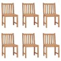 Garden chairs, 6 units with cushions, solid teak wood. by vidaXL, Garden chairs - Ref: Foro24-3073123, Price: 623,71 €, Disco...