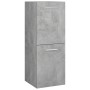 Conjunto de muebles de baño aglomerado gris hormigón de vidaXL, Muebles de baño - Ref: Foro24-3071004, Precio: 94,79 €, Descu...