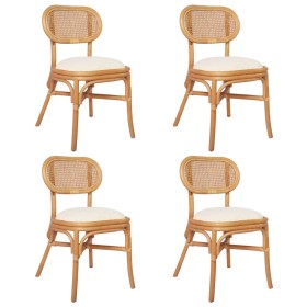 Linen dining chairs 4 units by vidaXL, dining chairs - Ref: Foro24-3071720, Price: 358,84 €, Discount: %