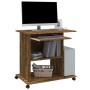 Smoked oak plywood desk 80x50x75 cm by vidaXL, Desks - Ref: Foro24-815543, Price: 77,28 €, Discount: %