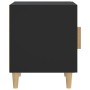 Nightstands 2 pcs black plywood by vidaXL, Nightstands - Ref: Foro24-812045, Price: 66,78 €, Discount: %