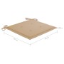 Sillas de jardín 8 unidades teca maciza con cojines beige de vidaXL, Sillas de jardín - Ref: Foro24-3072920, Precio: 540,79 €...