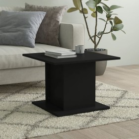 Mesa de centro madera de ingeniería negro 55,5x55,5x40 cm de vidaXL, Mesas de centro - Ref: Foro24-810317, Precio: 35,99 €, D...