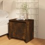 Nightstand 2 pcs engineered wood smoked oak 45x34x44.5cm by vidaXL, Nightstands - Ref: Foro24-813045, Price: 39,24 €, Discoun...