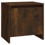 Mesita noche 2 uds madera ingeniería roble ahumado 45x34x44,5cm de vidaXL, Mesitas de noche - Ref: Foro24-813045, Precio: 39,...