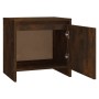 Mesita noche 2 uds madera ingeniería roble ahumado 45x34x44,5cm de vidaXL, Mesitas de noche - Ref: Foro24-813045, Precio: 39,...