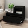 Nightstands 2 pcs solid black pine wood 60x34x51 cm by vidaXL, Nightstands - Ref: Foro24-814383, Price: 104,64 €, Discount: %