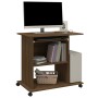 Smoked oak plywood desktop 80x50x75 cm by vidaXL, Desks - Ref: Foro24-815545, Price: 78,80 €, Discount: %