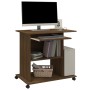 Smoked oak plywood desktop 80x50x75 cm by vidaXL, Desks - Ref: Foro24-815545, Price: 78,80 €, Discount: %