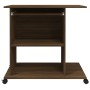 Smoked oak plywood desktop 80x50x75 cm by vidaXL, Desks - Ref: Foro24-815545, Price: 78,80 €, Discount: %