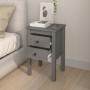 Bedside tables 2 pcs solid gray pine wood 40x35x61.5 cm by vidaXL, Nightstands - Ref: Foro24-813694, Price: 110,85 €, Discoun...