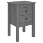 Bedside tables 2 pcs solid gray pine wood 40x35x61.5 cm by vidaXL, Nightstands - Ref: Foro24-813694, Price: 110,85 €, Discoun...