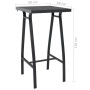 Tall table and garden bar stools 5 pieces black and gray by vidaXL, Garden sets - Ref: Foro24-3073575, Price: 377,99 €, Disco...