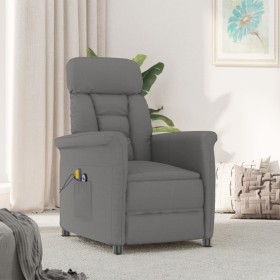 Dark gray synthetic suede leather electric massage chair by vidaXL, Electric massage chairs - Ref: Foro24-3073593, Price: 233...