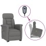 Dark gray synthetic suede leather electric massage chair by vidaXL, Electric massage chairs - Ref: Foro24-3073593, Price: 254...