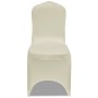 Elastic chair cover 18 units cream color by vidaXL, Covers - Ref: Foro24-3051641, Price: 67,11 €, Discount: %